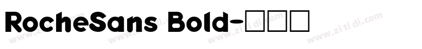 RocheSans Bold字体转换